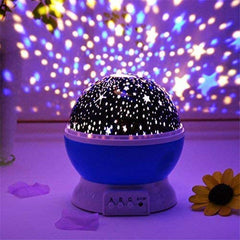 Night Light Star Lamp Starry Sky Projector | 360° Rotating LED Star Light Lamp With Multi color Projection | Perfect Table Night Lamp Gift For Babies And Children (Random Color)