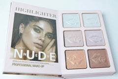 Uratm Beauty 4 In 1 Professional Makeup Book Palette – All-In-One Eyeshadow, Eyebrow Powder, Concealer, Blusher & Highlighter Kit