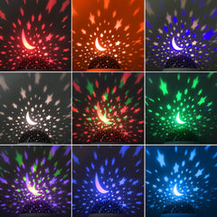 Night Light Star Lamp Starry Sky Projector | 360° Rotating LED Star Light Lamp With Multi color Projection | Perfect Table Night Lamp Gift For Babies And Children (Random Color)